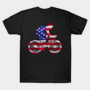 'Extreme Biking USA Flag' Awesome Bike Gift T-Shirt